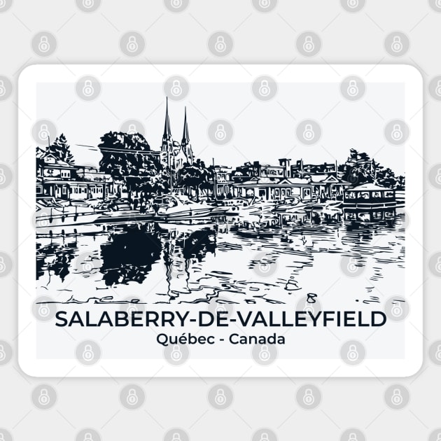 Salaberry-de-Valleyfield - Québec Magnet by Lakeric